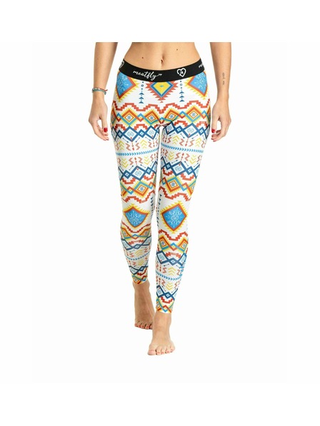 Meatfly Meatfly женски термични панталони Taro White Jones