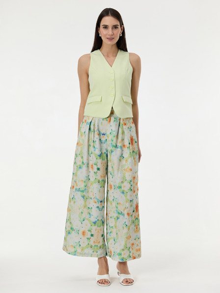 Orsay Светлозелени дамски панталони с шарка ORSAY