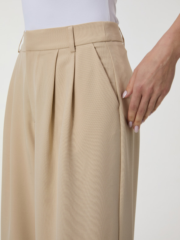 Orsay Бежов дамски широк панталон ORSAY