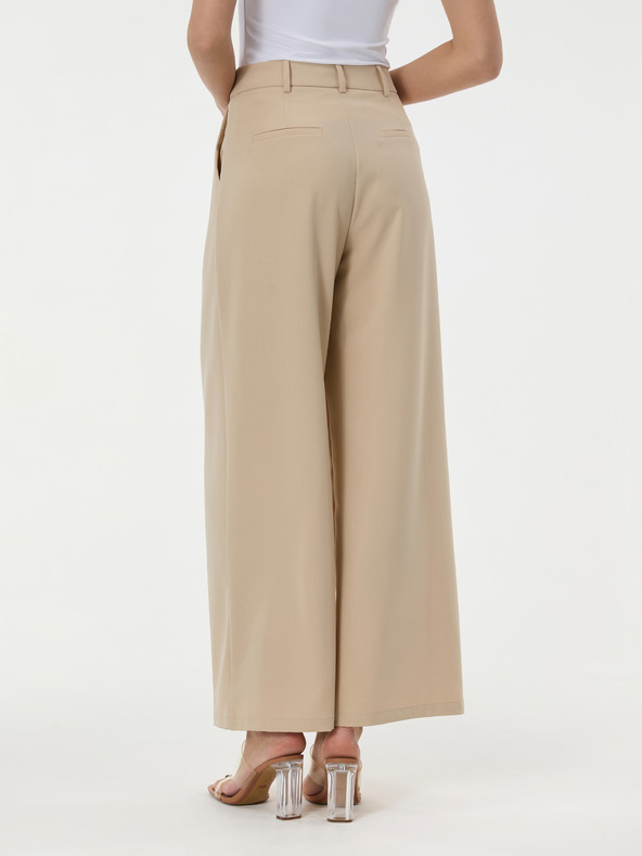 Orsay Бежов дамски широк панталон ORSAY