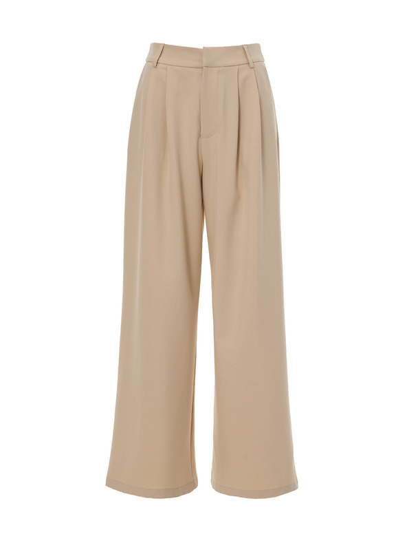 Orsay Бежов дамски широк панталон ORSAY