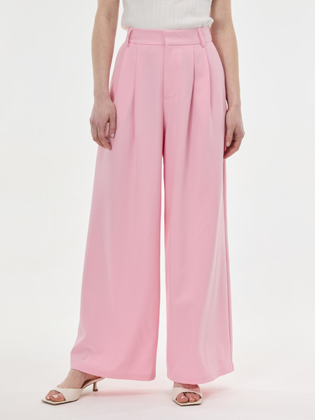 Orsay Светлорозови широки дамски панталони ORSAY