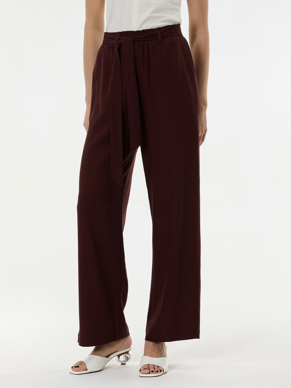 Orsay Тъмнокaфяви дамски широки панталони ORSAY