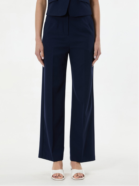 Orsay Тъмносин дамски широк панталон ORSAY