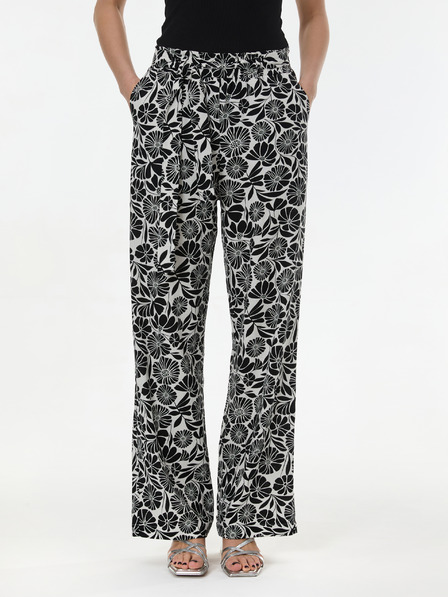 Orsay Черни дамски панталони с шарка ORSAY