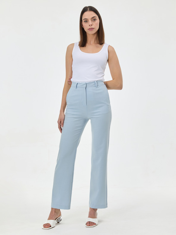 Orsay Светлосини дамски прави панталони ORSAY