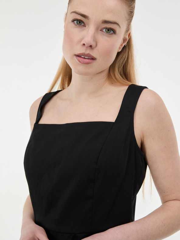 Orsay Черна дамска рокля с презрамки ORSAY