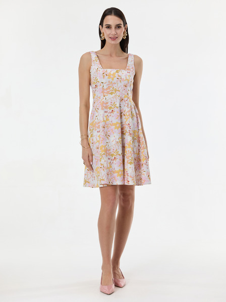 Orsay Светлорозова дамска рокля с шарка до коленете ORSAY