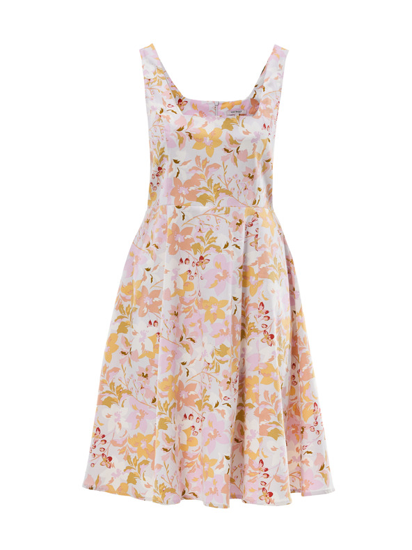 Orsay Светлорозова дамска рокля с шарка до коленете ORSAY