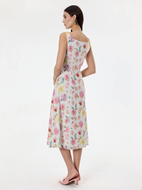 Orsay Светлорозова дамска рокля с шарка ORSAY