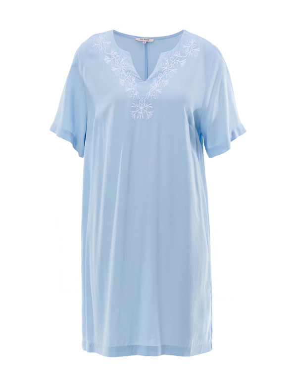 Orsay Светлосиня дамска рокля до коленете ORSAY