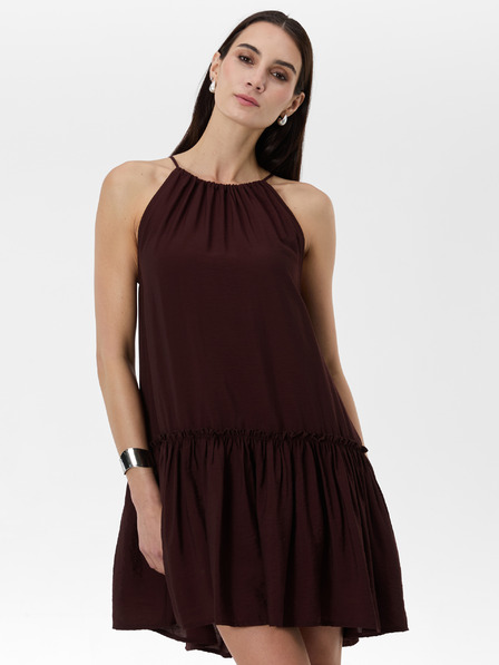 Orsay Черна дамска рокля с дължина до коляното ORSAY