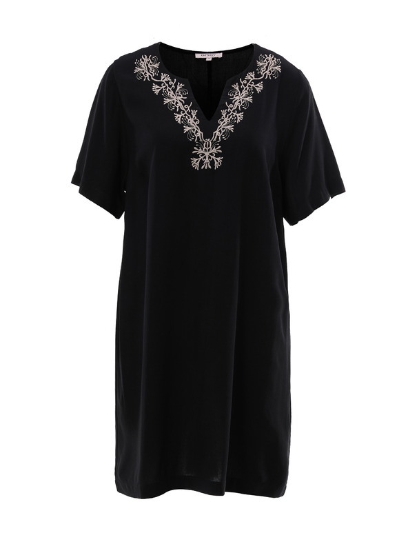 Orsay Черна дамска рокля с дължина до коляното ORSAY