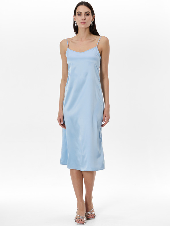 Orsay Светлосиня дамска рокля с презрамки ORSAY
