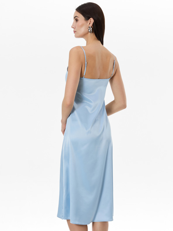 Orsay Светлосиня дамска рокля с презрамки ORSAY