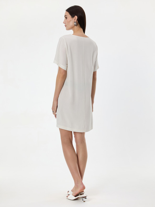 Orsay Кремава дамска рокля до коляното ORSAY