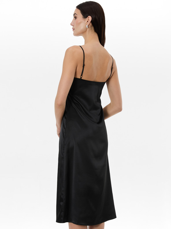 Orsay Черна дамска рокля с презрамки ORSAY