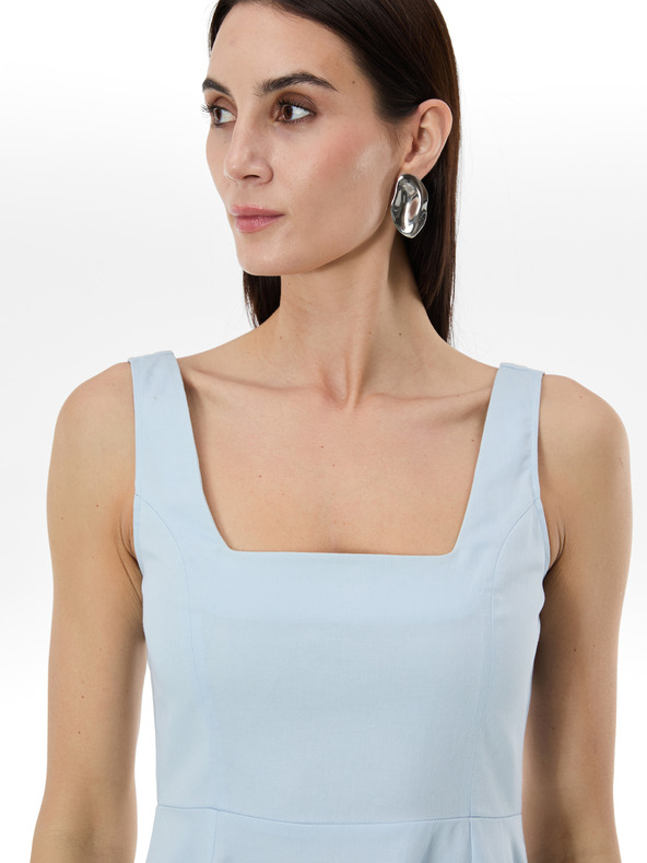 Orsay Светлосиня дамска рокля до коленете ORSAY