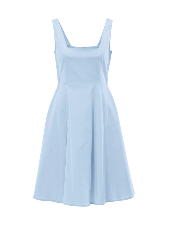 Orsay Светлосиня дамска рокля до коленете ORSAY