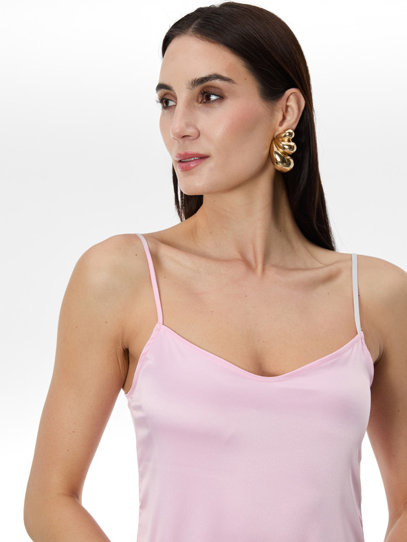 Orsay Светлорозова дамска рокля с презрамки ORSAY