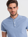 Ombre Clothing Светлосиня мъжка поло риза Ombre Clothing