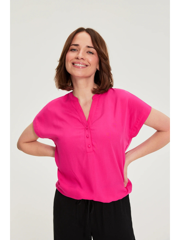 Moodo Риза от вискоза лилава Moodo