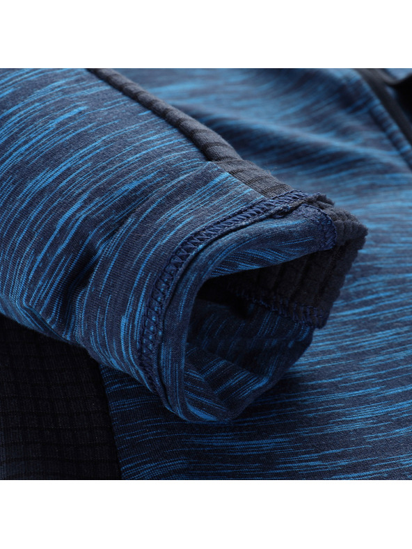 ALPINE PRO Детска спортна суитшърт със цип ALPINE PRO DETTO electric blue lemonade