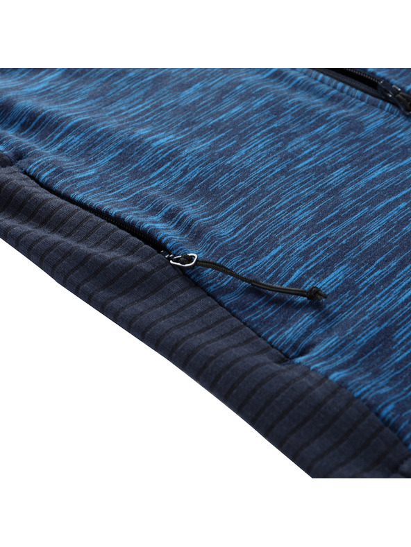 ALPINE PRO Детска спортна суитшърт със цип ALPINE PRO DETTO electric blue lemonade