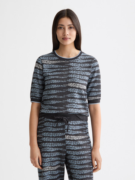 Scotch & Soda Плетен дамски Lurex топ