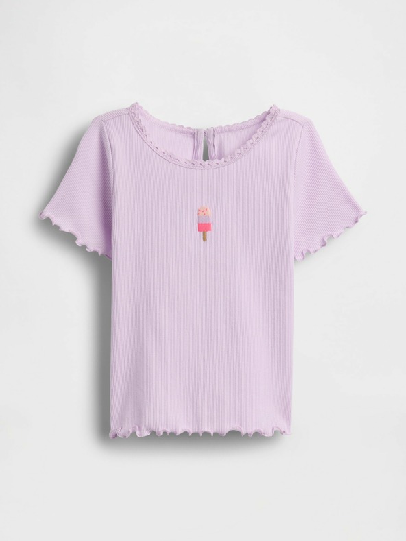 GAP Бебешка риза с ребра GAP