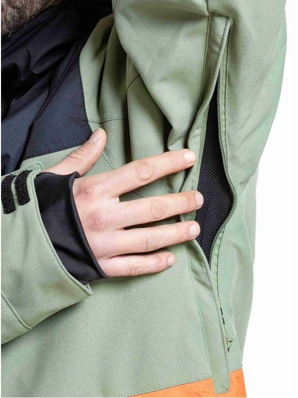 Meatfly Мeatfly мъжко ски и сноуборд яке Manifold Black / Orange