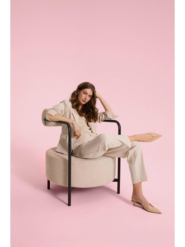 Moodo Едностранно сако бежово Moodo