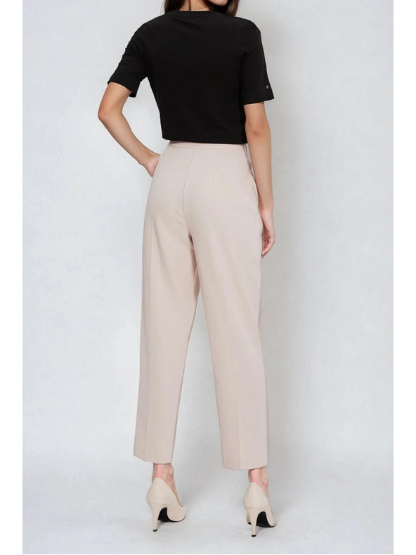 Moodo Цигарени панталони бежови Moodo