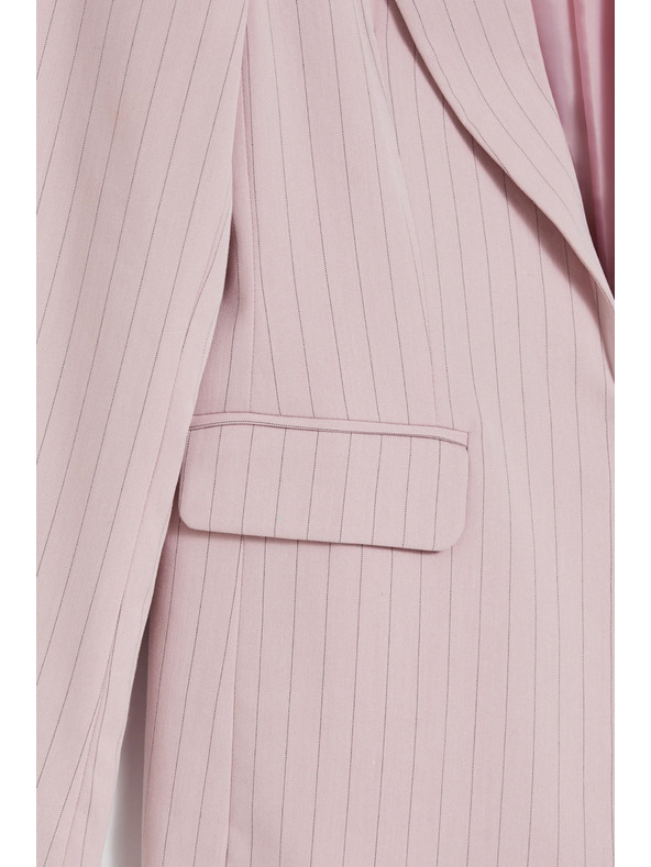 Moodo Сако в райета розово Moodo