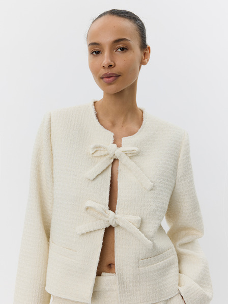 Sofie Schnoor Кремава вълнена дамска яка MAESW