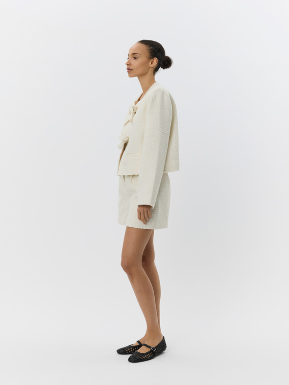 Sofie Schnoor Кремава вълнена дамска яка MAESW