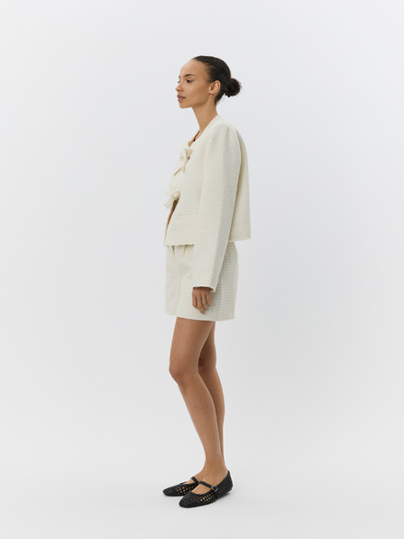 Sofie Schnoor Кремава вълнена дамска яка MAESW