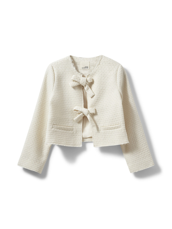 Sofie Schnoor Кремава вълнена дамска яка MAESW