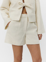 Sofie Schnoor Кремави вълнени дамски шорти MIDGESW