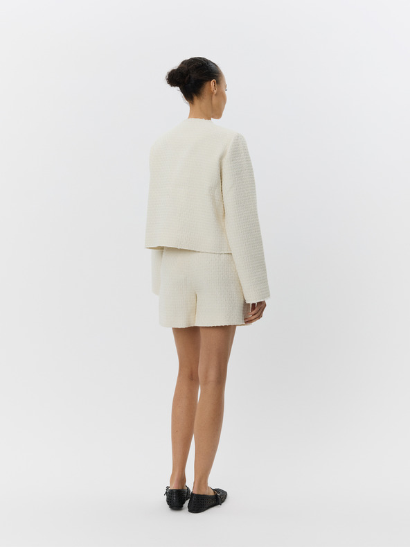 Sofie Schnoor Кремави вълнени дамски шорти MIDGESW