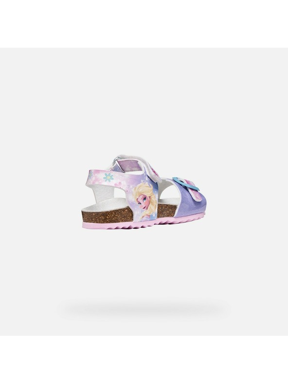 Geox Виолетови детски сандали Geox Adriel