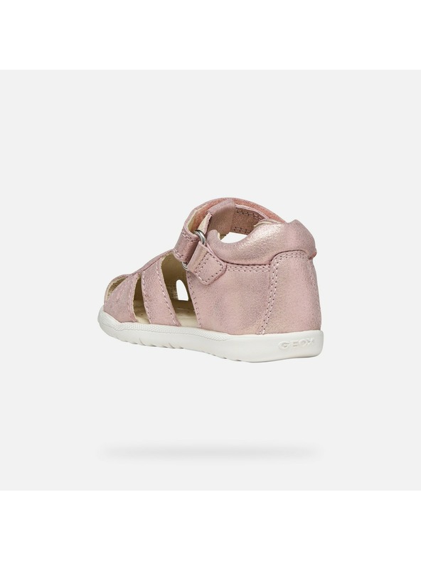 Geox Светлорозови детски сандали за първи стъпки Geox Sandal Macchia