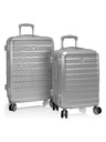 Heys Комплект пътни куфари Heys AeroLite S,M Silver