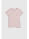 Moodo Тениска с джоб розова Moodo