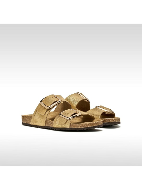 Geox Златисти дамски чехли Geox Brionia R