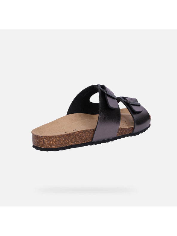 Geox Сребърни дамски сандали Geox Brionia