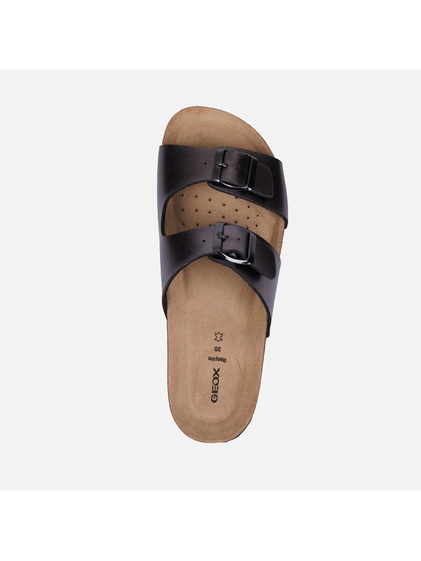 Geox Сребърни дамски сандали Geox Brionia