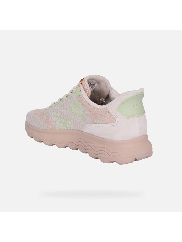 Geox Бежови дамски маратонки Geox Spherica Plus