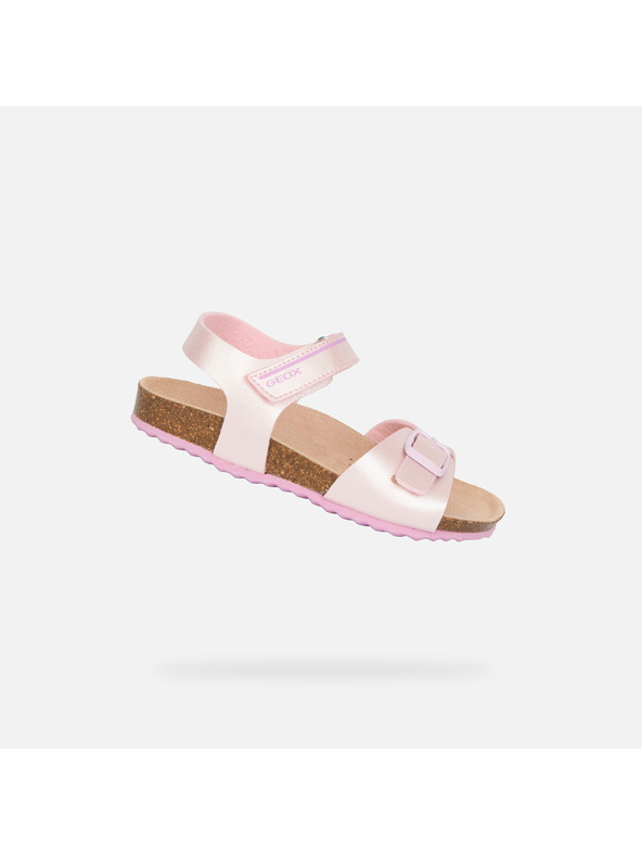 Geox Светлорозови момичешки сандали Geox Chalki