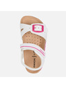 Geox Бели сандали Geox Chalki за момичета